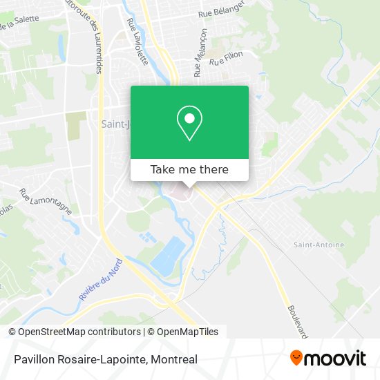 Pavillon Rosaire-Lapointe map