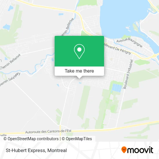 St-Hubert Express map