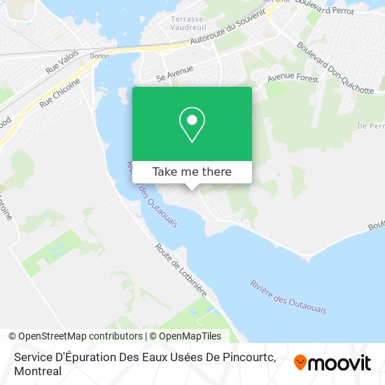 Service D'Épuration Des Eaux Usées De Pincourtc map