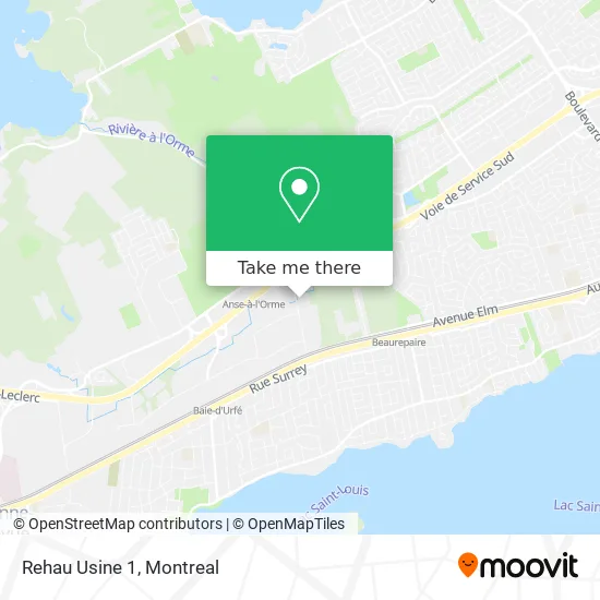 Rehau Usine 1 map