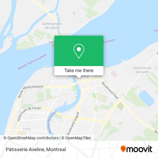 Pâtisserie Aveline map