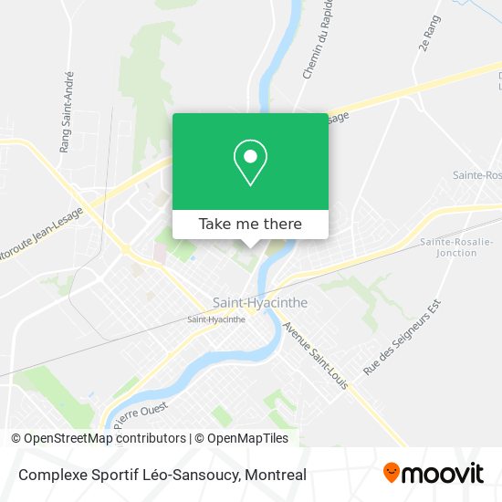 Complexe Sportif Léo-Sansoucy map