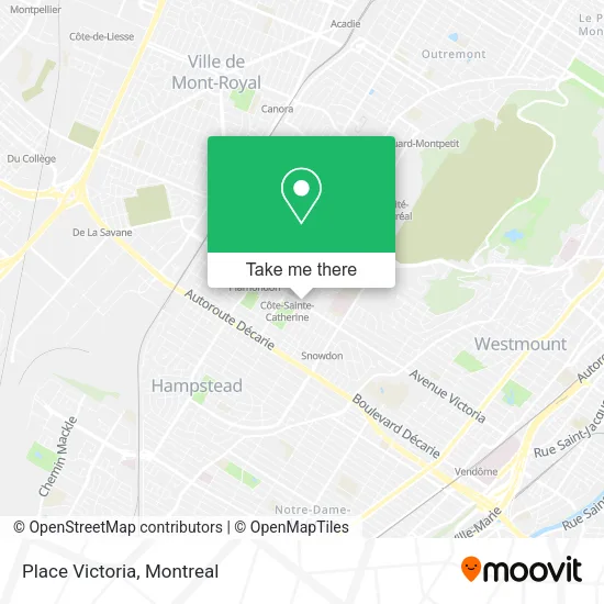 Place Victoria map