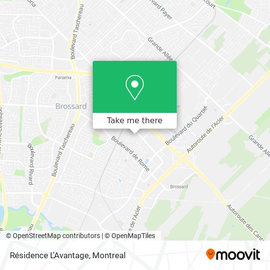 Résidence L'Avantage map