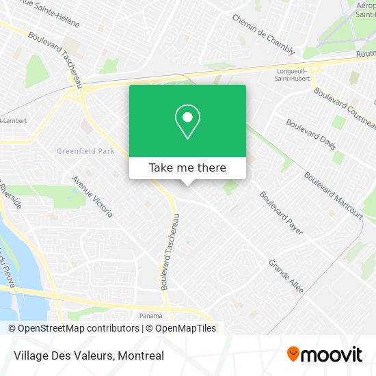 Village Des Valeurs map