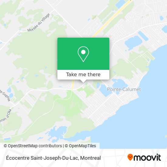 Écocentre Saint-Joseph-Du-Lac map