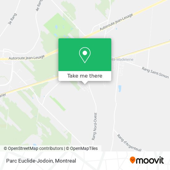Parc Euclide-Jodoin map