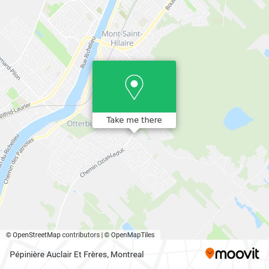 Pépinière Auclair Et Frères map