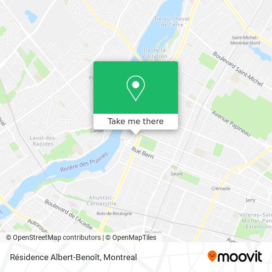 Résidence Albert-Benoît map