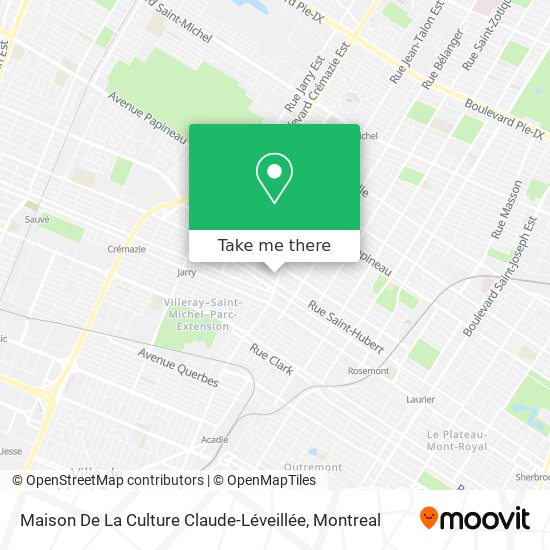 Maison De La Culture Claude-Léveillée map