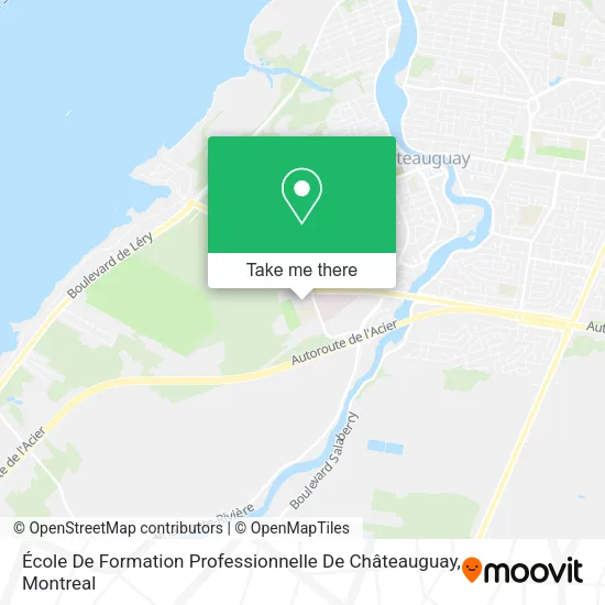 École De Formation Professionnelle De Châteauguay map