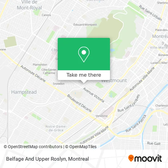 Belfage And Upper Roslyn map