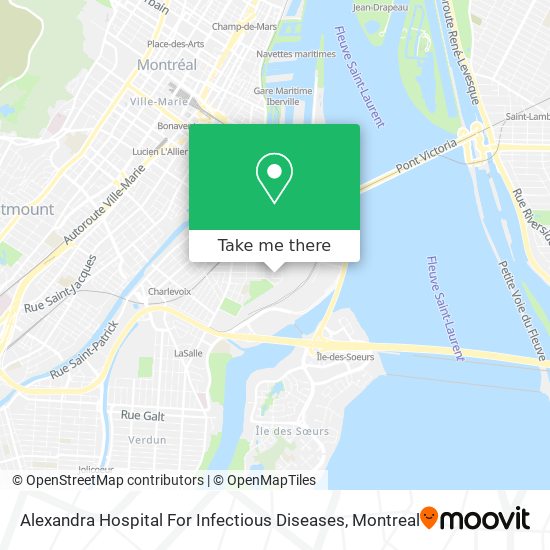 Alexandra Hospital For Infectious Diseases map