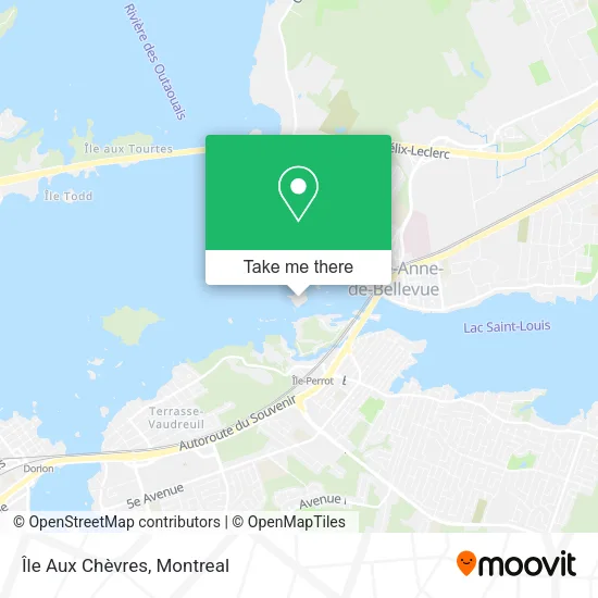 Île Aux Chèvres map