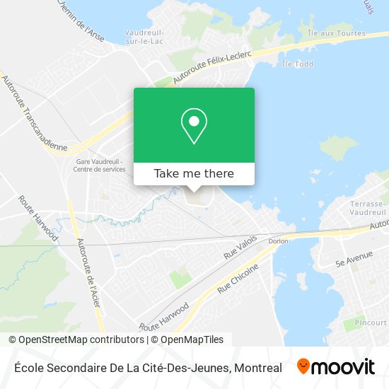 École Secondaire De La Cité-Des-Jeunes map
