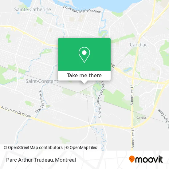 Parc Arthur-Trudeau map
