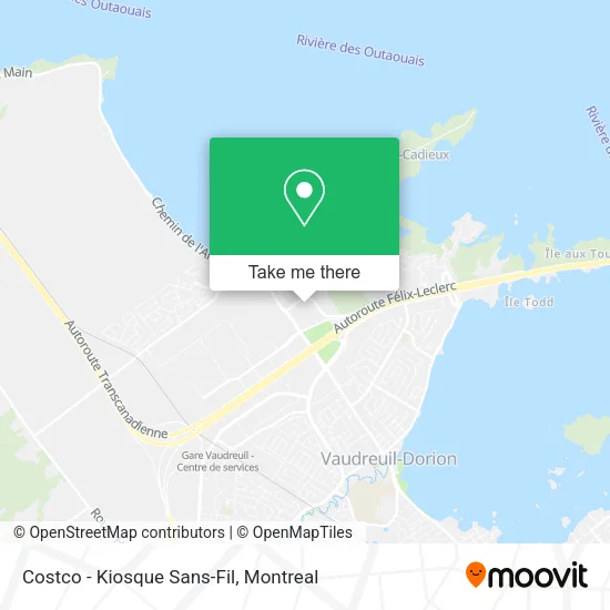 Costco - Kiosque Sans-Fil map