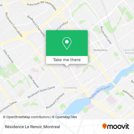 Résidence Le Renoir map