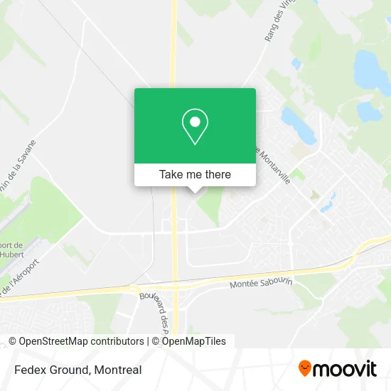 Fedex Ground map