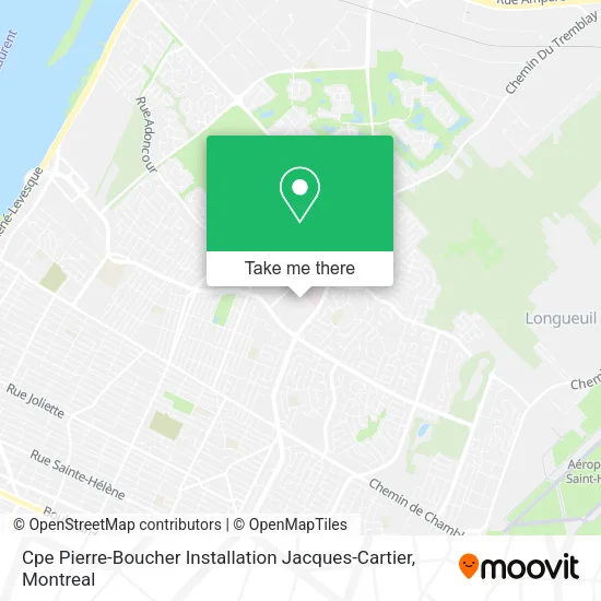Cpe Pierre-Boucher Installation Jacques-Cartier map