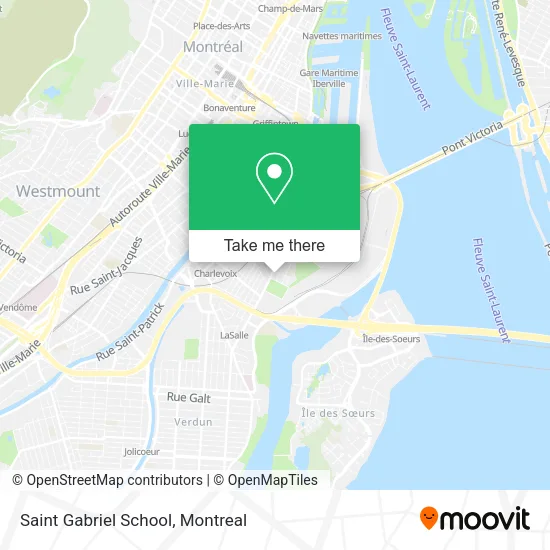 Saint Gabriel School map