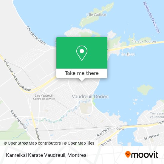 Kanreikai Karate Vaudreuil map