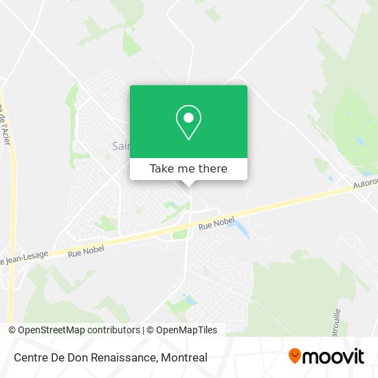 Centre De Don Renaissance map