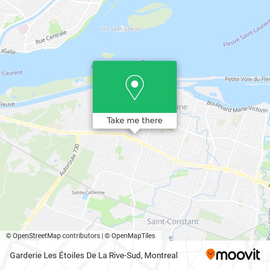 Garderie Les Étoiles De La Rive-Sud map