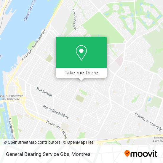 General Bearing Service Gbs map