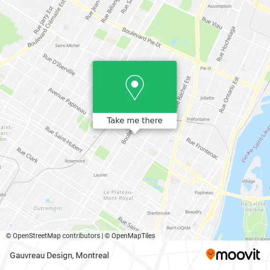 Gauvreau Design map