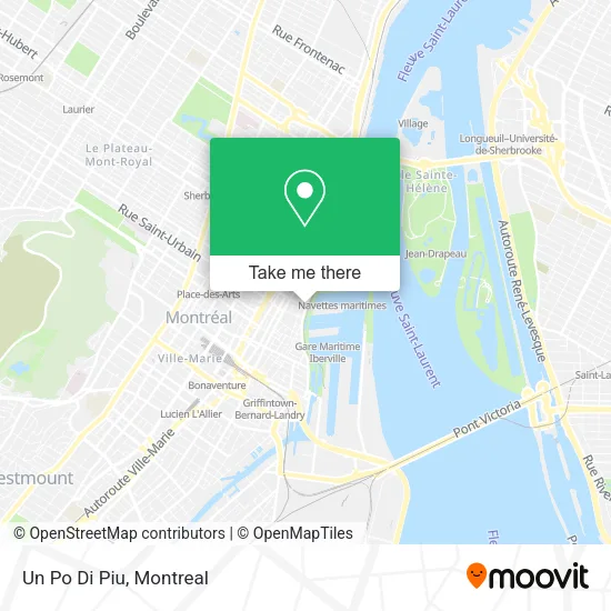 Un Po Di Piu map
