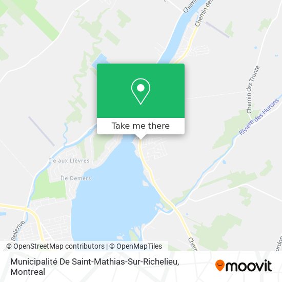 Municipalité De Saint-Mathias-Sur-Richelieu map