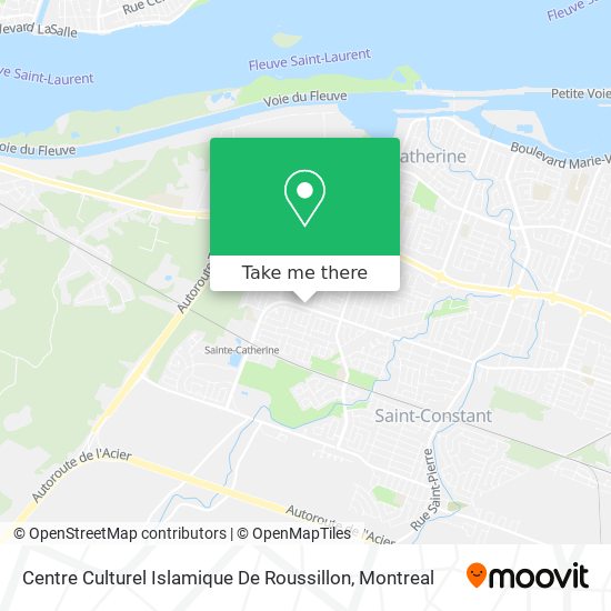 Centre Culturel Islamique De Roussillon map