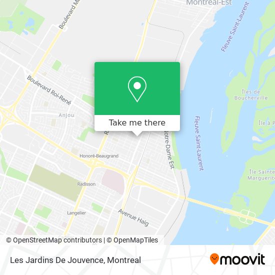 Les Jardins De Jouvence map