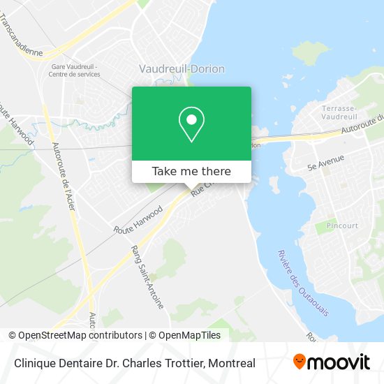 Clinique Dentaire Dr. Charles Trottier map