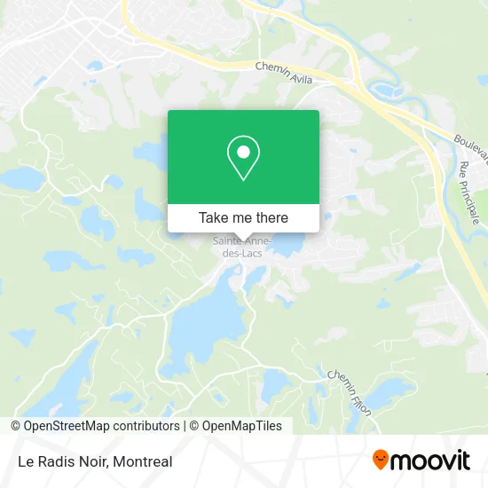 Le Radis Noir map