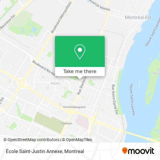 École Saint-Justin Annexe map