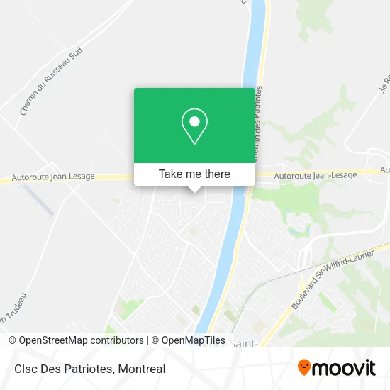 Clsc Des Patriotes map