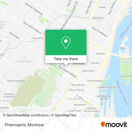 Pharmaprix map