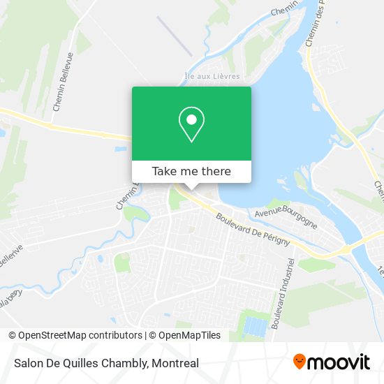 Salon De Quilles Chambly map