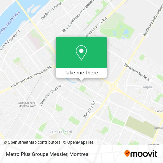 Metro Plus Groupe Messier map