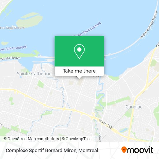 Complexe Sportif Bernard Miron map