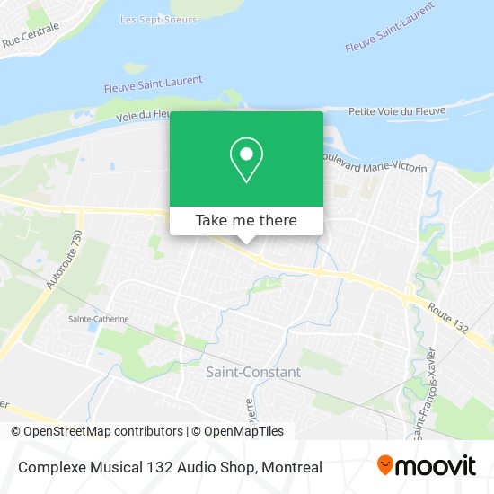 Complexe Musical 132 Audio Shop map