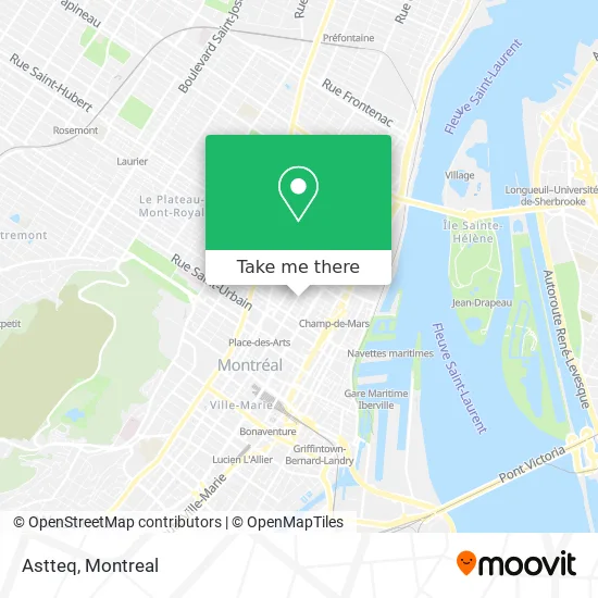 Astteq map