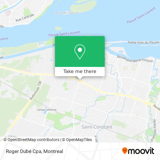 Roger Dubé Cpa map
