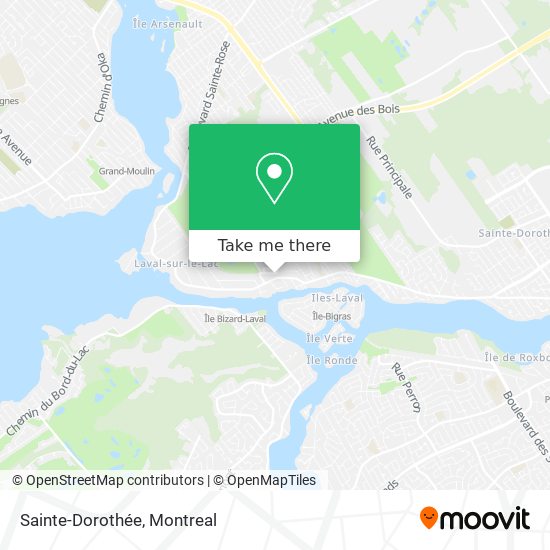 Sainte-Dorothée map