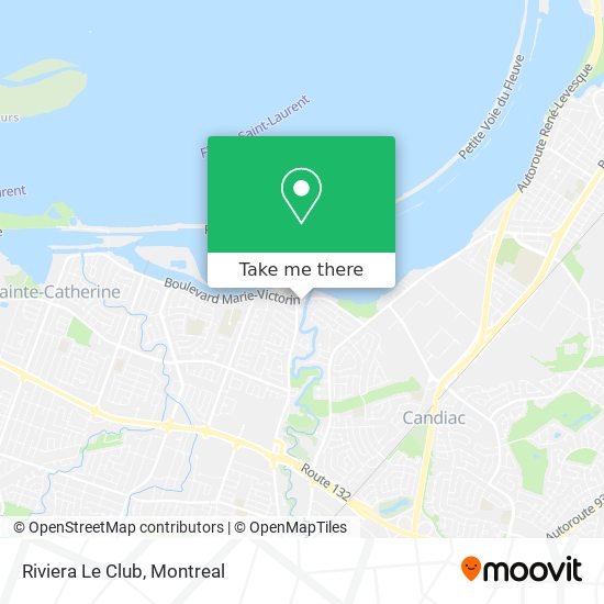 Riviera Le Club map