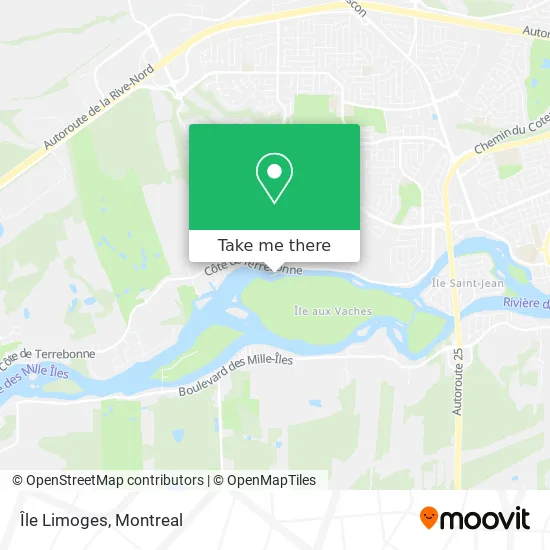 Île Limoges map