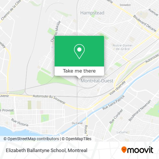 Elizabeth Ballantyne School map