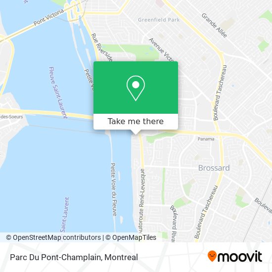 Parc Du Pont-Champlain map